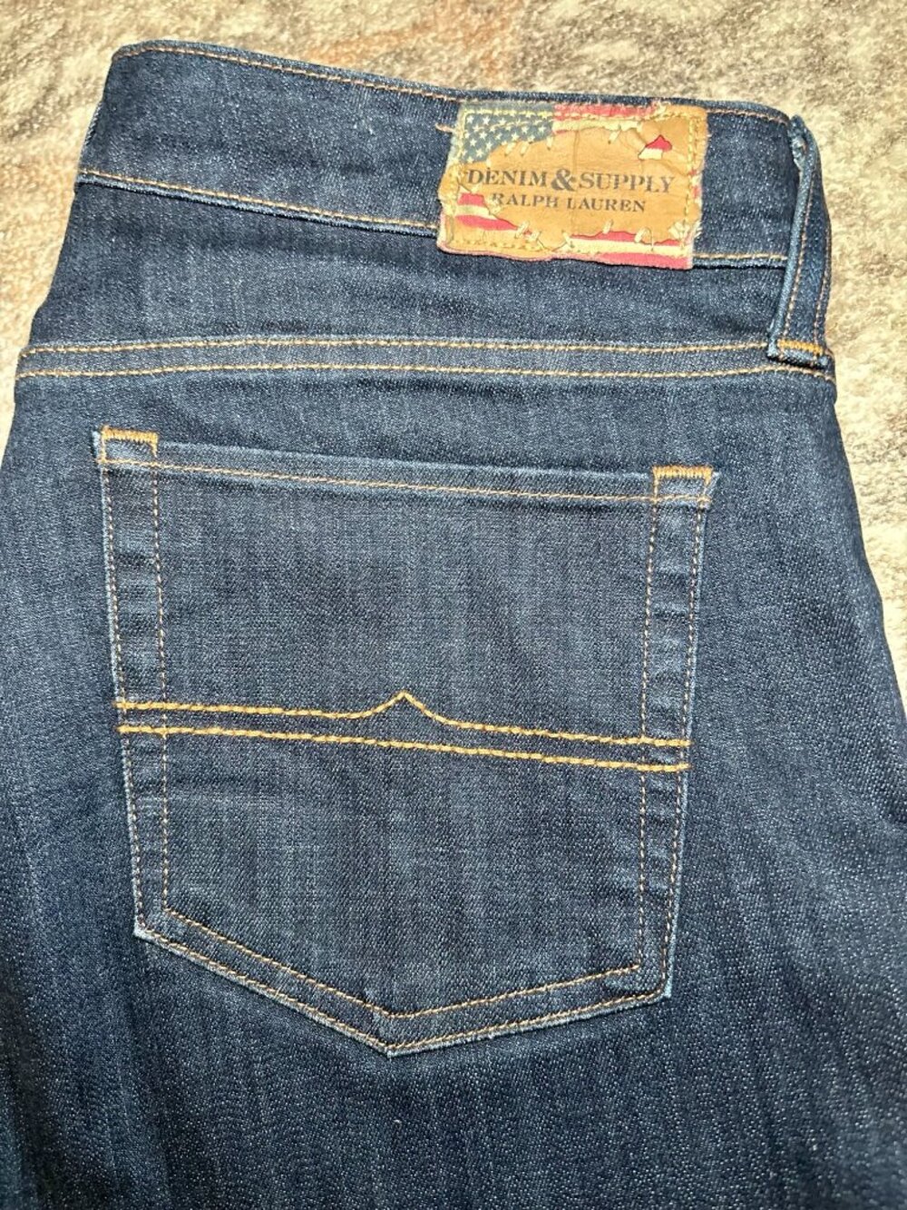 Denim & Supply Ralph Lauren Dark Indigo Back Pocket Jeans - Picture 2 of 11